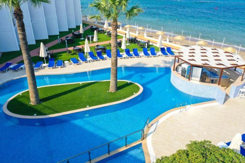 Mimoza Beachfront Hotel & Restaurant Famagusta (Northern Cyprus) Esterno foto